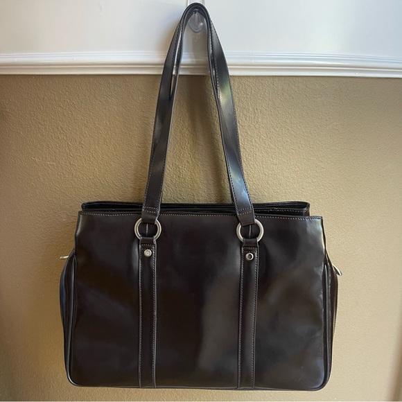 Franklin Covey Laptop Organizer Briefcase Shoulder Bag Tote - Picture 3 of 14